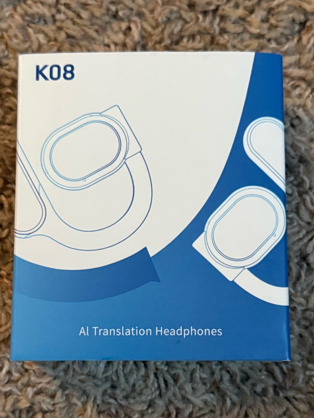AI Translation Headphones - White